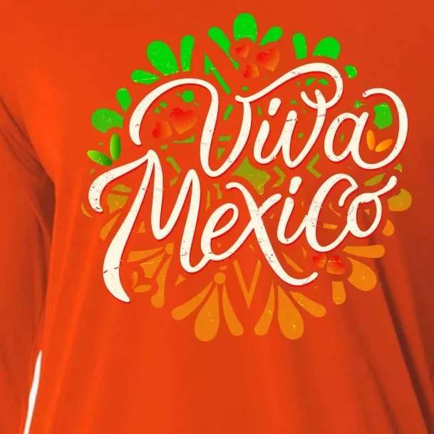 Cute Viva Mexico Cooling Performance Long Sleeve Crew