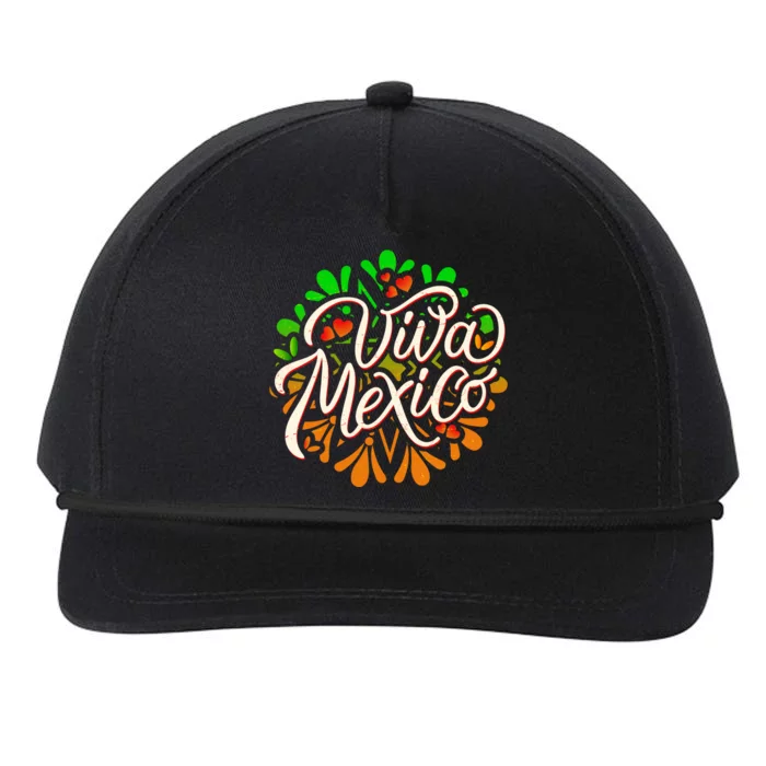 Cute Viva Mexico Snapback Five-Panel Rope Hat