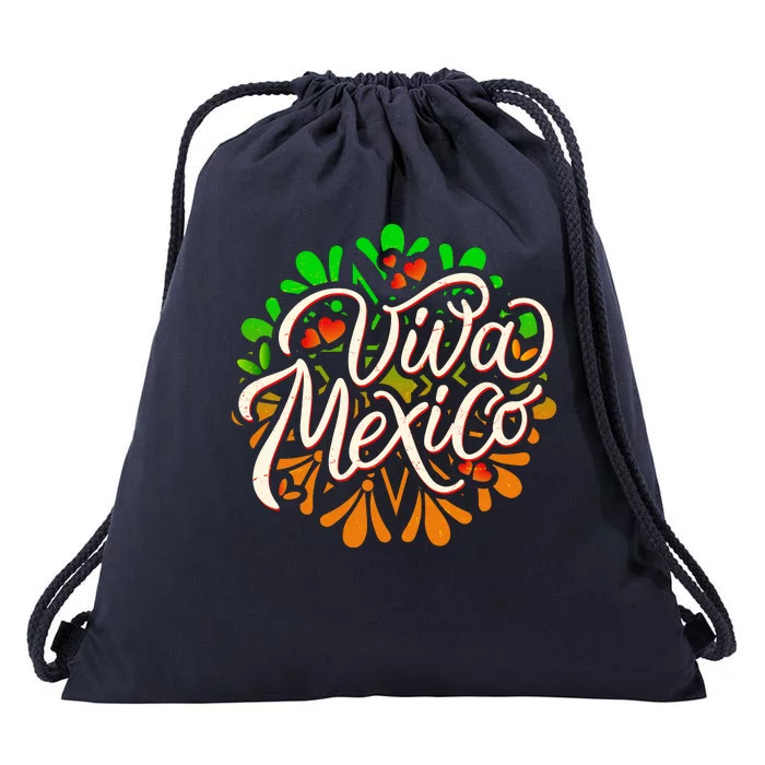 Cute Viva Mexico Drawstring Bag