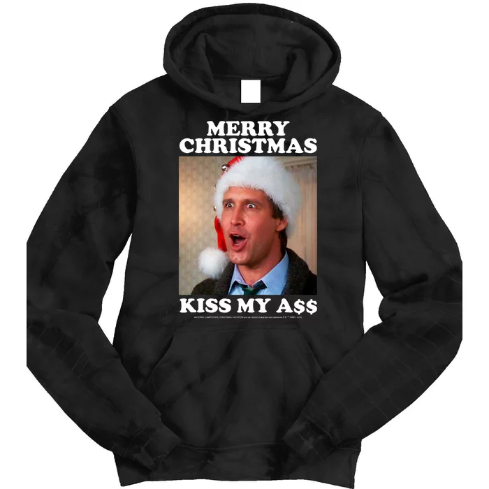 Christmas Vacation Merry Christmas Kiss My A$$ Tie Dye Hoodie