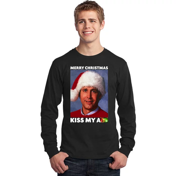 Christmas Vacation Merry Kiss Tall Long Sleeve T-Shirt