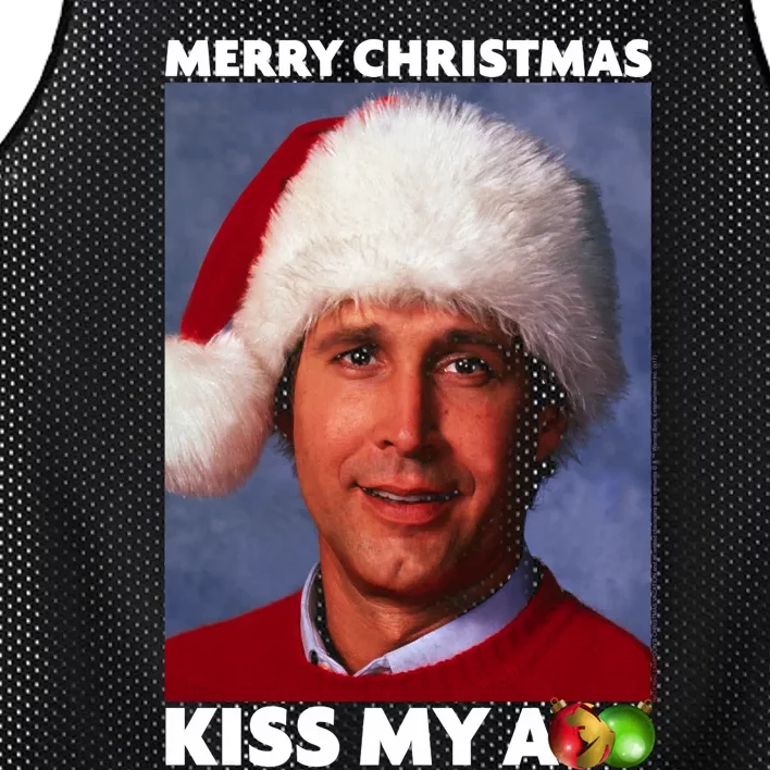 Christmas Vacation Merry Kiss Mesh Reversible Basketball Jersey Tank