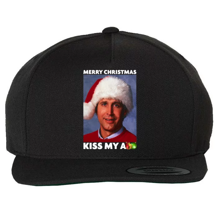 Christmas Vacation Merry Kiss Wool Snapback Cap