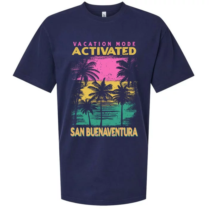 California Vacation Mode Activated San Buenaventura Cute Gift Sueded Cloud Jersey T-Shirt