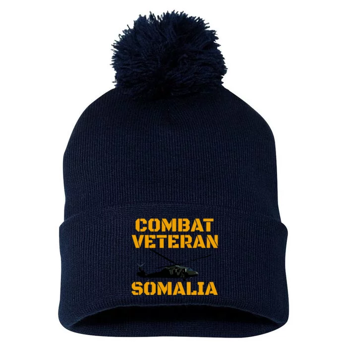 Combat Veteran Mogadishu Somalia Operation Restore Hope Pom Pom 12in Knit Beanie