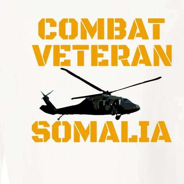 Combat Veteran Mogadishu Somalia Operation Restore Hope Cropped Pullover Crew