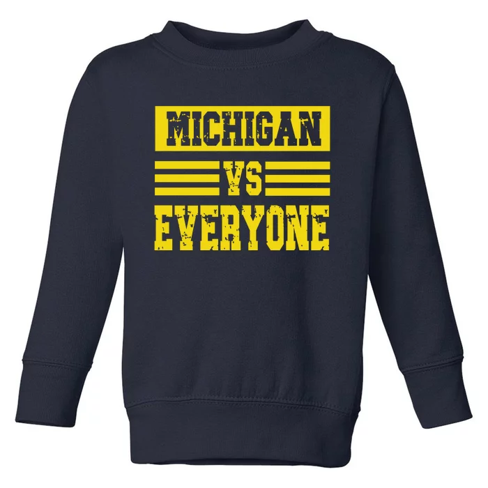 Cool Vintage Michigan Vs Every One College Football Toddler Sweatshirt