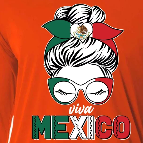 Cute Viva Mexico Cooling Performance Long Sleeve Crew