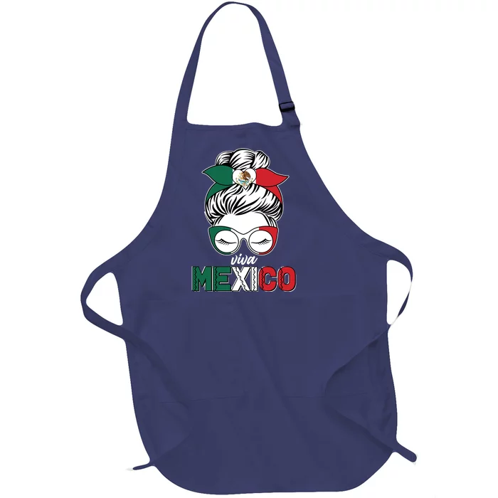 Cute Viva Mexico Full-Length Apron With Pocket