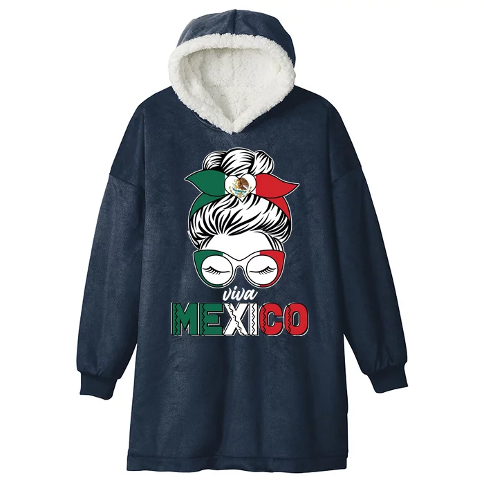 Cute Viva Mexico Hooded Wearable Blanket