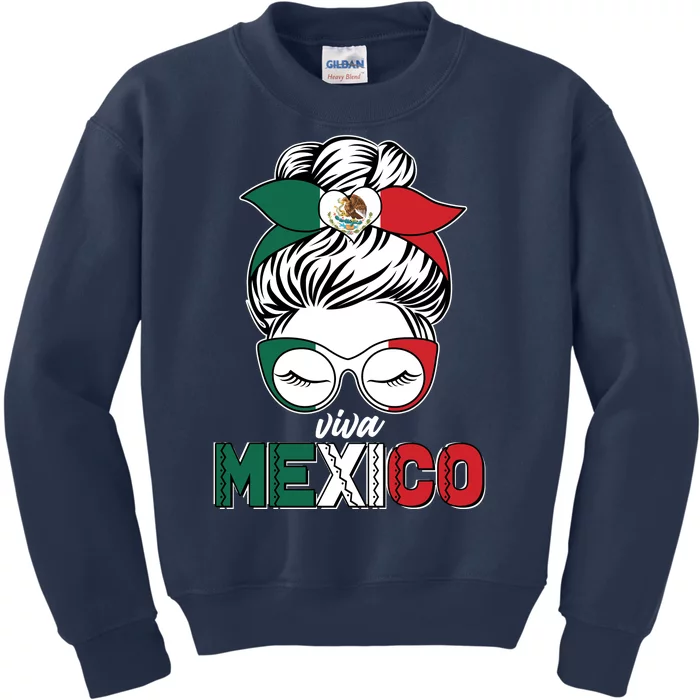 Cute Viva Mexico Kids Sweatshirt