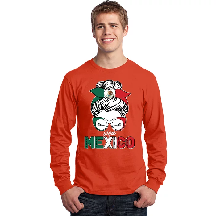 Cute Viva Mexico Long Sleeve Shirt