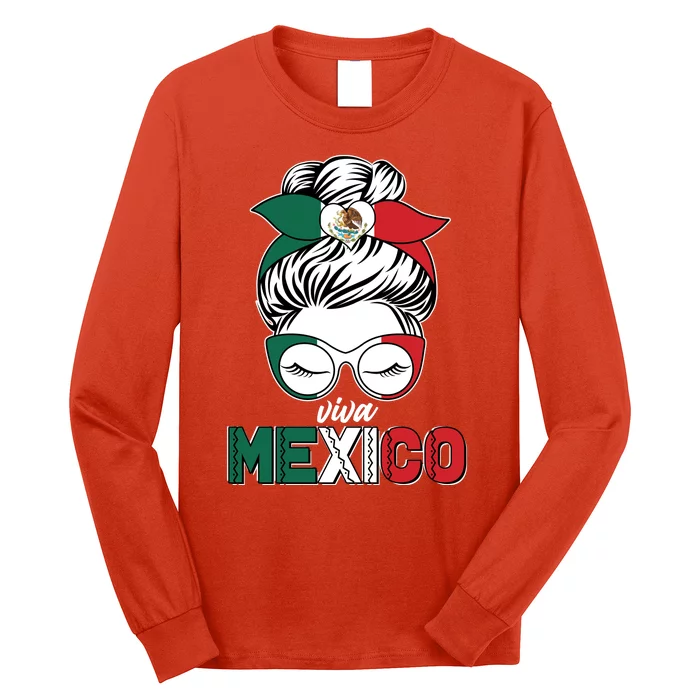 Cute Viva Mexico Long Sleeve Shirt