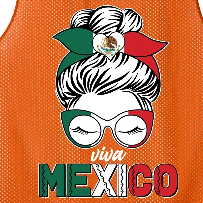 Cute Viva Mexico Mesh Reversible Basketball Jersey Tank