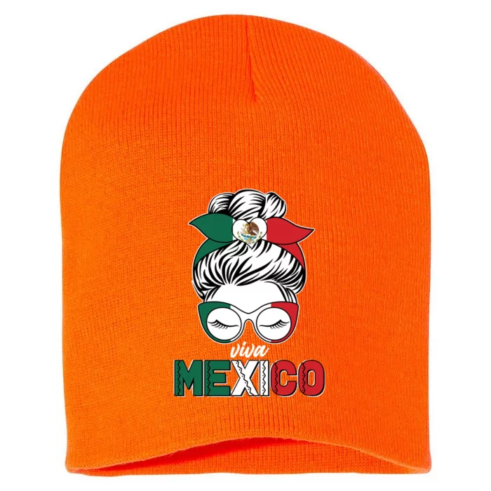 Cute Viva Mexico Short Acrylic Beanie