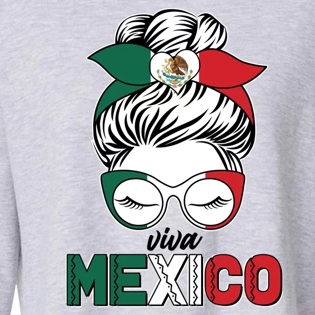 Cute Viva Mexico Cropped Pullover Crew