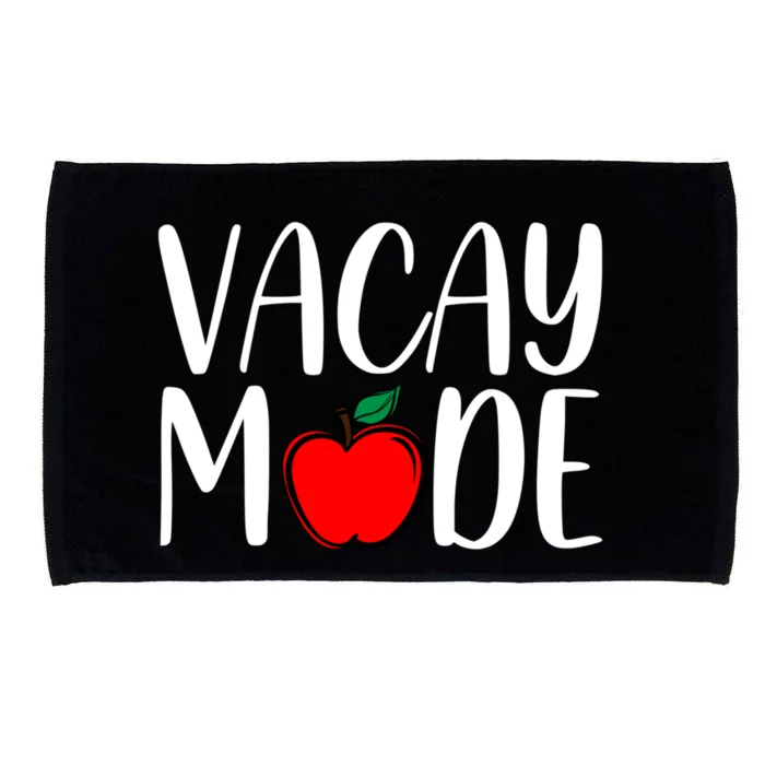 Cute Vacay Mode Summer On Funny Family Vacation Cool Gift Microfiber Hand Towel