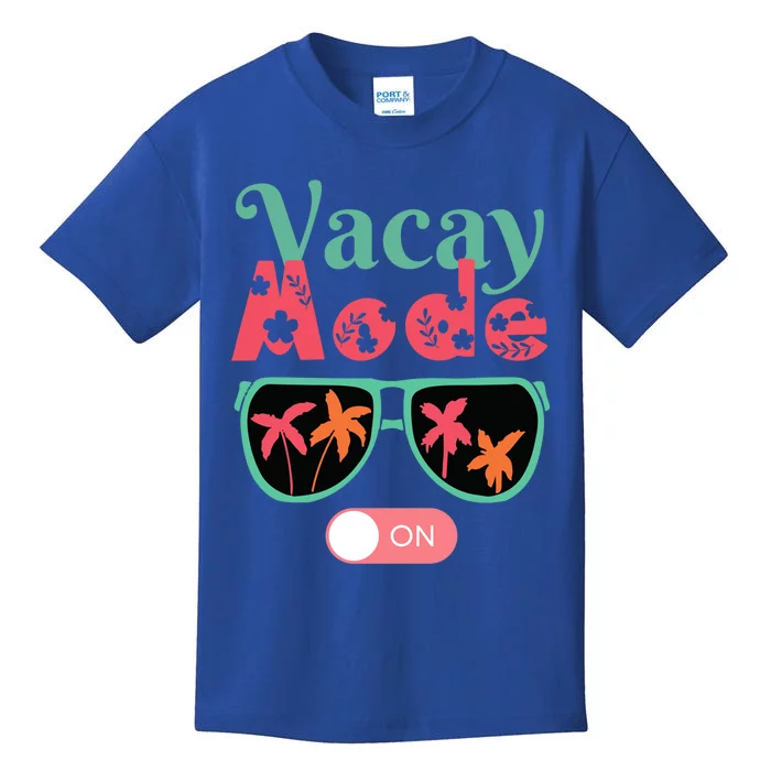 Cute Vacay Mode Summer On Funny Family Vacation Gift Kids T-Shirt