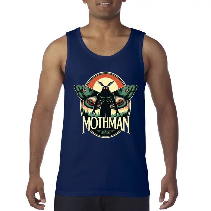 Cryptid Vintage Mothman Folklore Tank Top