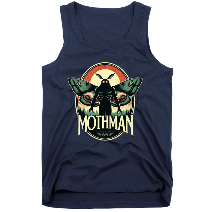 Cryptid Vintage Mothman Folklore Tank Top