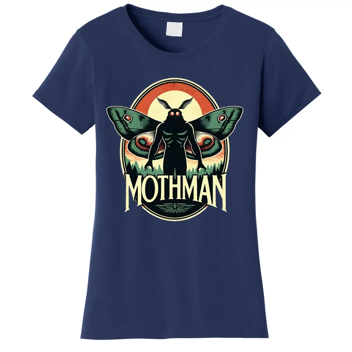 Cryptid Vintage Mothman Folklore Women's T-Shirt