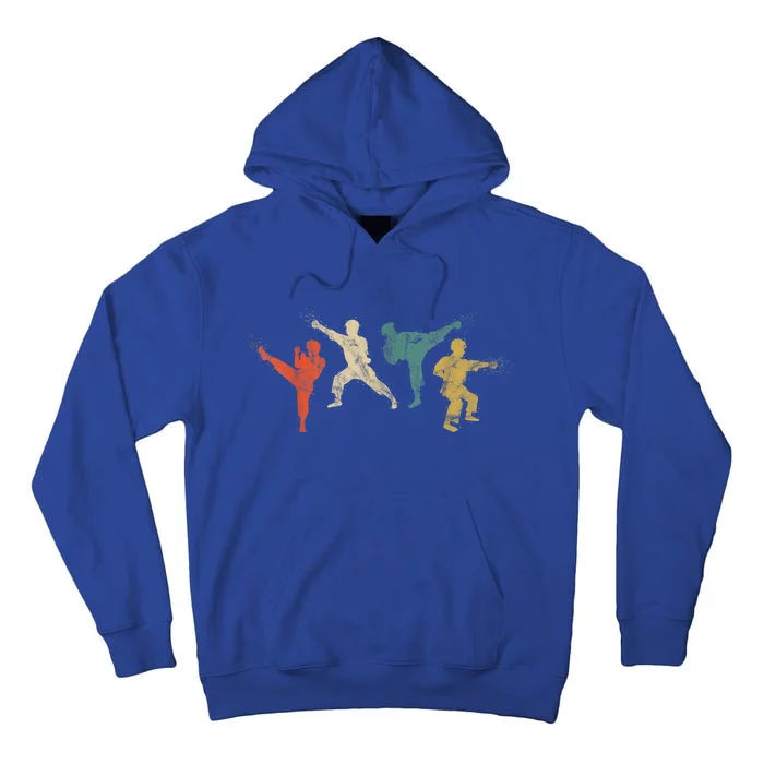 Cool Vintage Martial Arts Gift For Kids And Adults Karate Gift Tall Hoodie