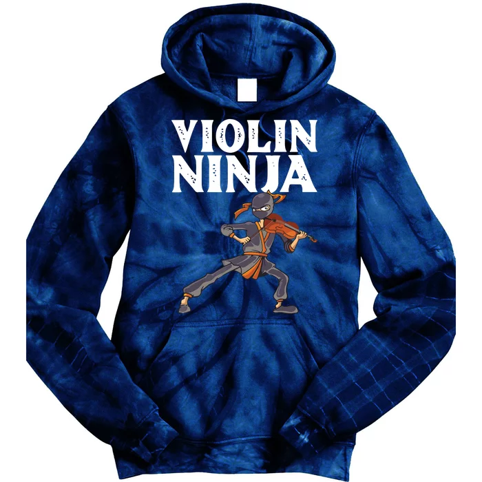 Cool Violin Ninja For Men Women Musician Viola Cello Players Tie Dye Hoodie