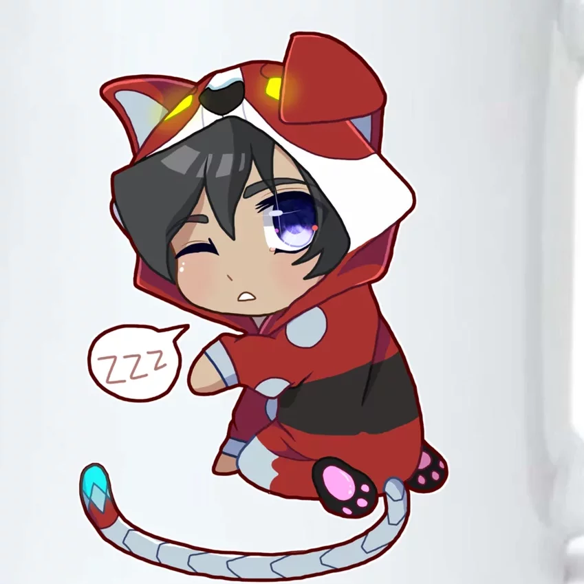 Chibi Voltron Onsie Keith Black Color Changing Mug