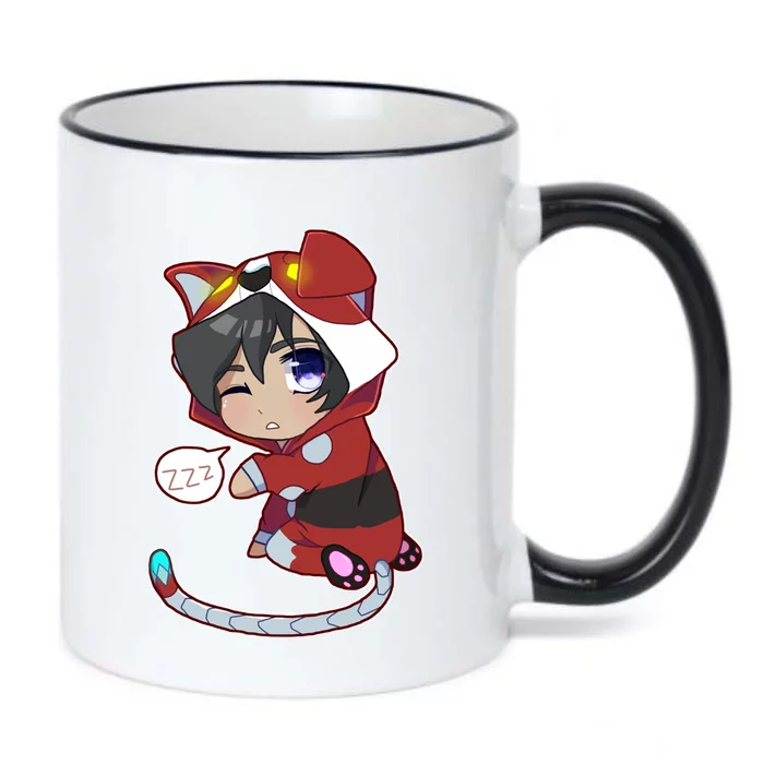 Chibi Voltron Onsie Keith Black Color Changing Mug