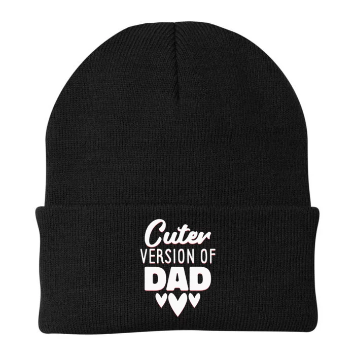 Cuter Version Of Dad Girl Knit Cap Winter Beanie