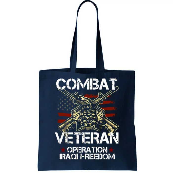 Combat Veteran Operation Iraqi Freedom Veterans Day Iraq Tote Bag