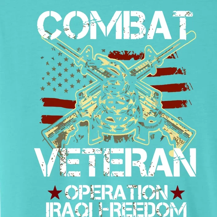 Combat Veteran Operation Iraqi Freedom Veterans Day Iraq ChromaSoft Performance T-Shirt