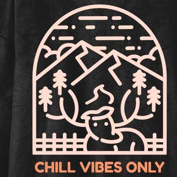 Chill Vibes Only Hooded Wearable Blanket