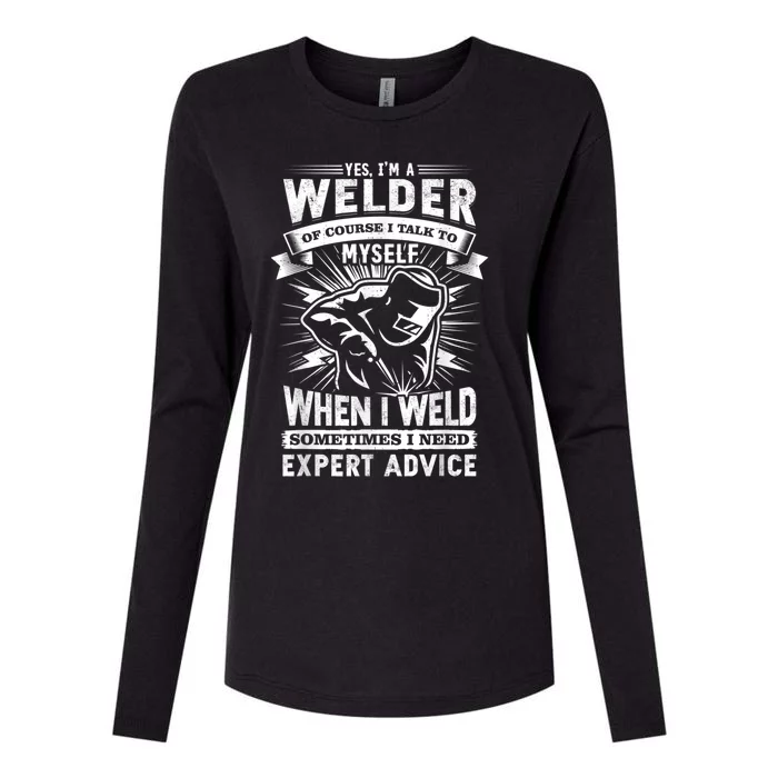 Cool Vintage Outdoors Welders S, Welding Womens Cotton Relaxed Long Sleeve T-Shirt