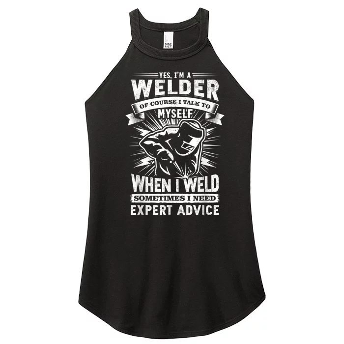 Cool Vintage Outdoors Welders S, Welding Women’s Perfect Tri Rocker Tank