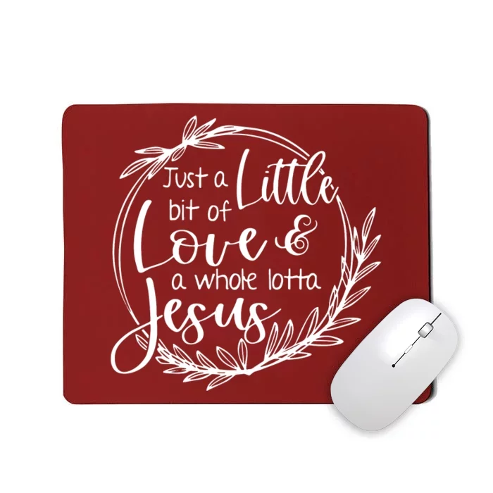 Christian Valentines Or Any Day Love And Jesus For Believers Mousepad