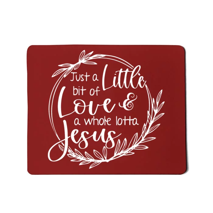 Christian Valentines Or Any Day Love And Jesus For Believers Mousepad