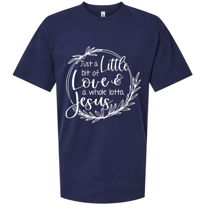 Christian Valentines Or Any Day Love And Jesus For Believers Sueded Cloud Jersey T-Shirt