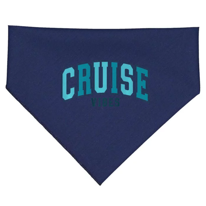 Cruise Vibes Premium USA-Made Doggie Bandana