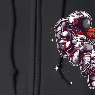 Cool Violin Player Astronaut For Men Women Viola Music Lover Full Zip Hoodie