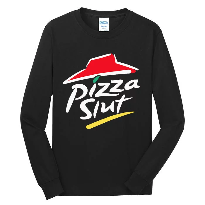 Cool Vintage Pizza Slut Tall Long Sleeve T-Shirt