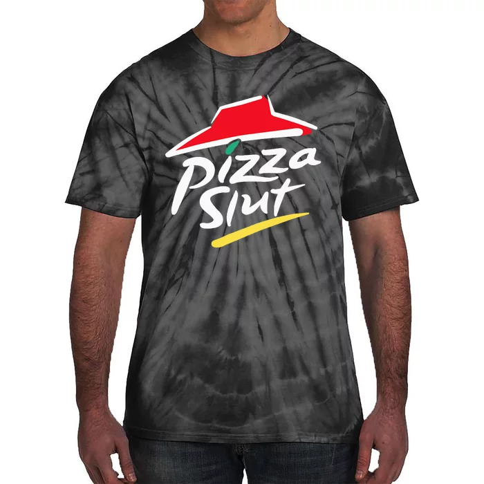 Cool Vintage Pizza Slut Tie-Dye T-Shirt