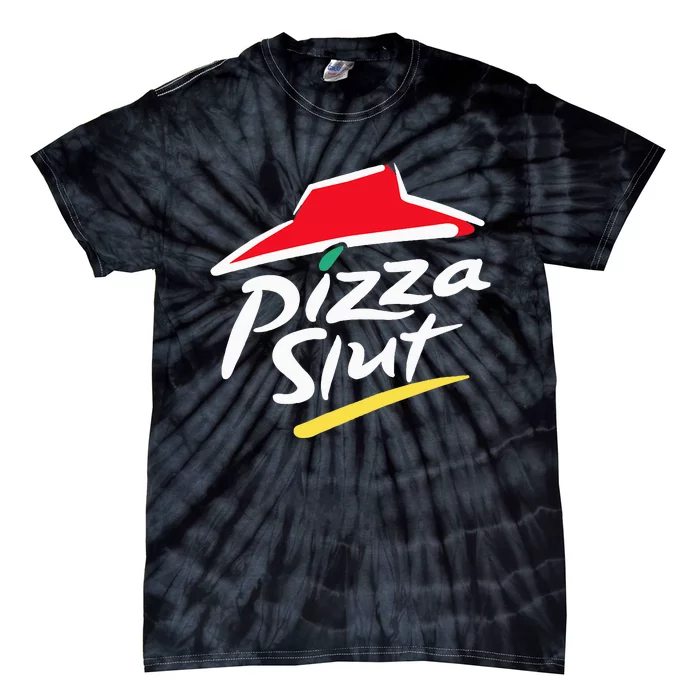 Cool Vintage Pizza Slut Tie-Dye T-Shirt