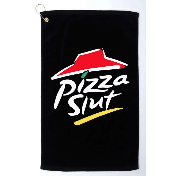 Cool Vintage Pizza Slut Platinum Collection Golf Towel