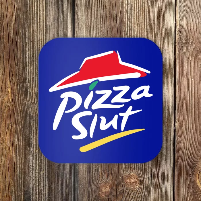 Cool Vintage Pizza Slut For Men And Women Coaster