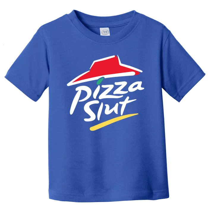 Cool Vintage Pizza Slut For Men And Women Toddler T-Shirt