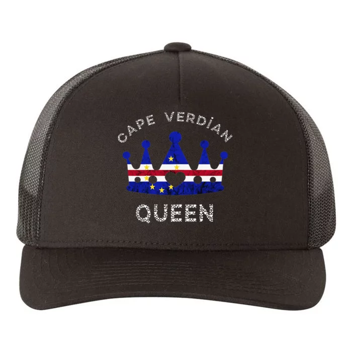 Cape Verde Queen Cape Verdean Pride Cape Verdean Crown Yupoong Adult 5-Panel Trucker Hat