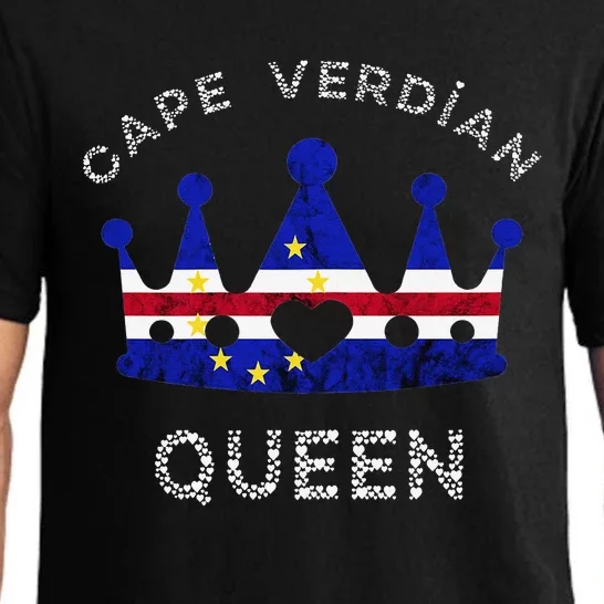 Cape Verde Queen Cape Verdean Pride Cape Verdean Crown Pajama Set