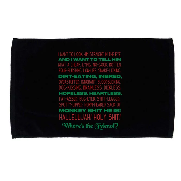 Christmas Vacation Rant Unisex Crewneck Gift Microfiber Hand Towel