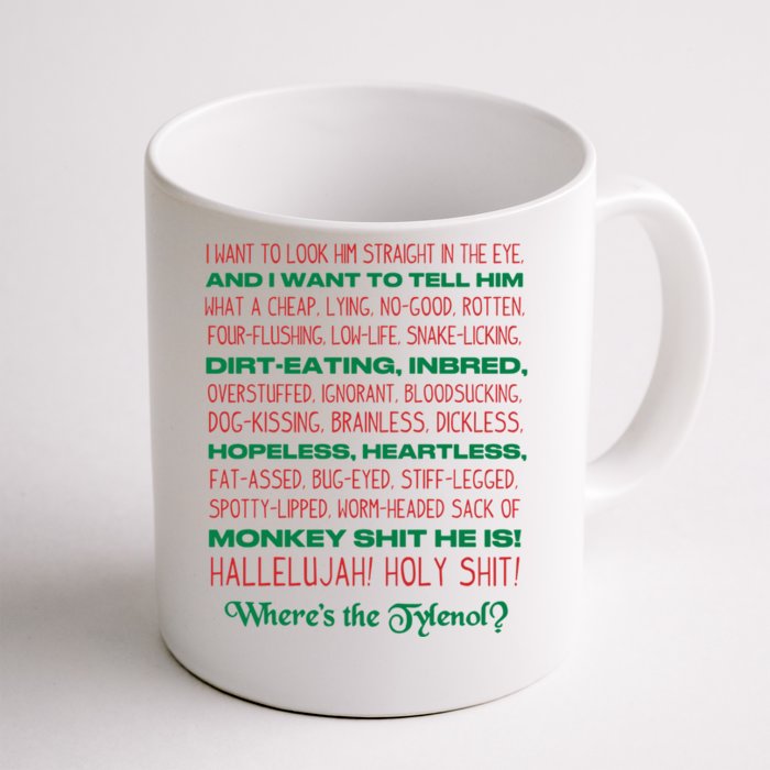 Christmas Vacation Rant Unisex Crewneck Gift Front & Back Coffee Mug